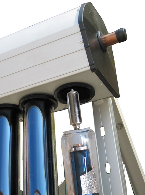 Colector solar con tubo de calor colector presurizado