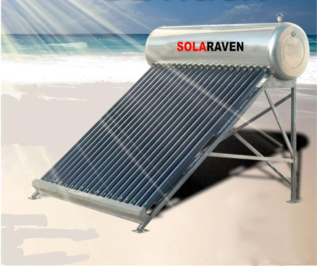 Calentador de agua eléctrico solar híbrido de baja presión de 200 litros