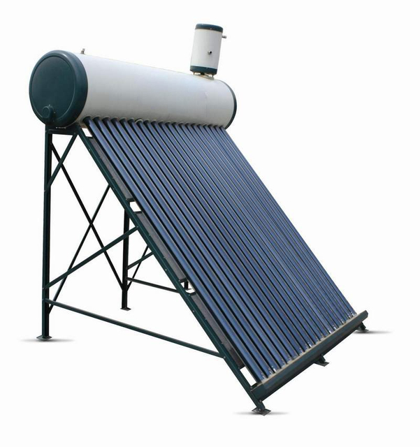 Calentador de agua solar sin presión termosifón 200L con tubos de vacío solares