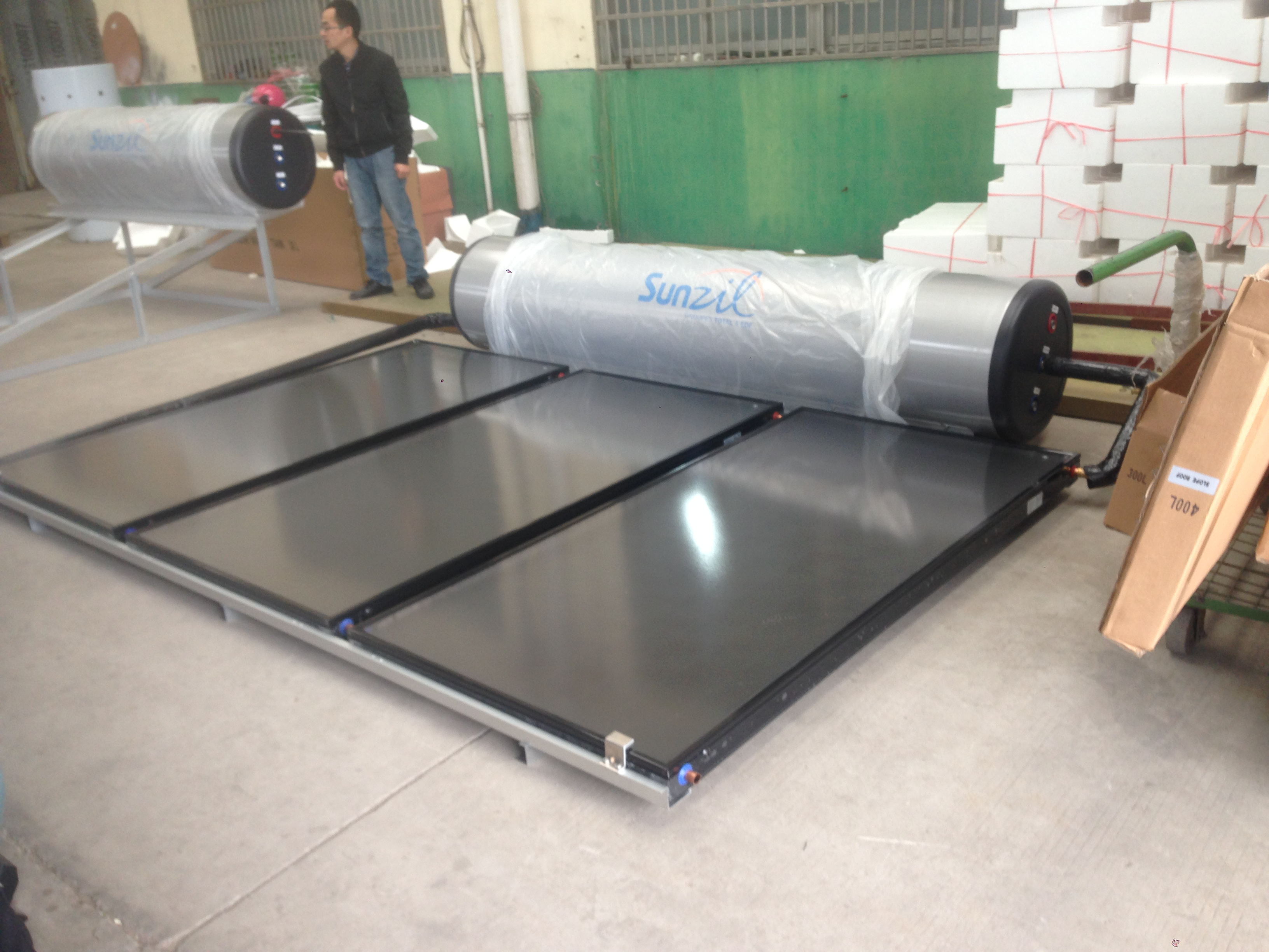 calentador de agua solar 400L