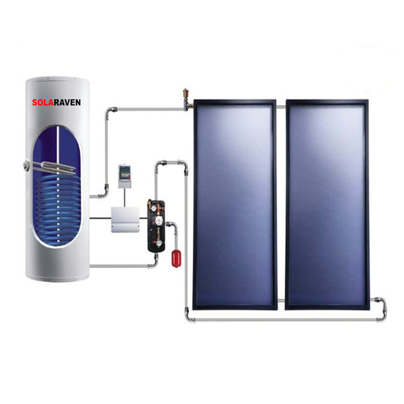 Sistema de calentador de agua solar dividido presurizado de 300L para villas