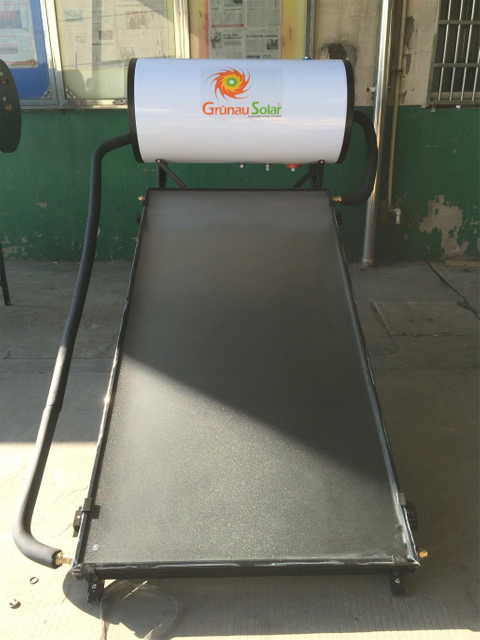 Calentador de agua solar presurizado de placa plana de 150 litros 